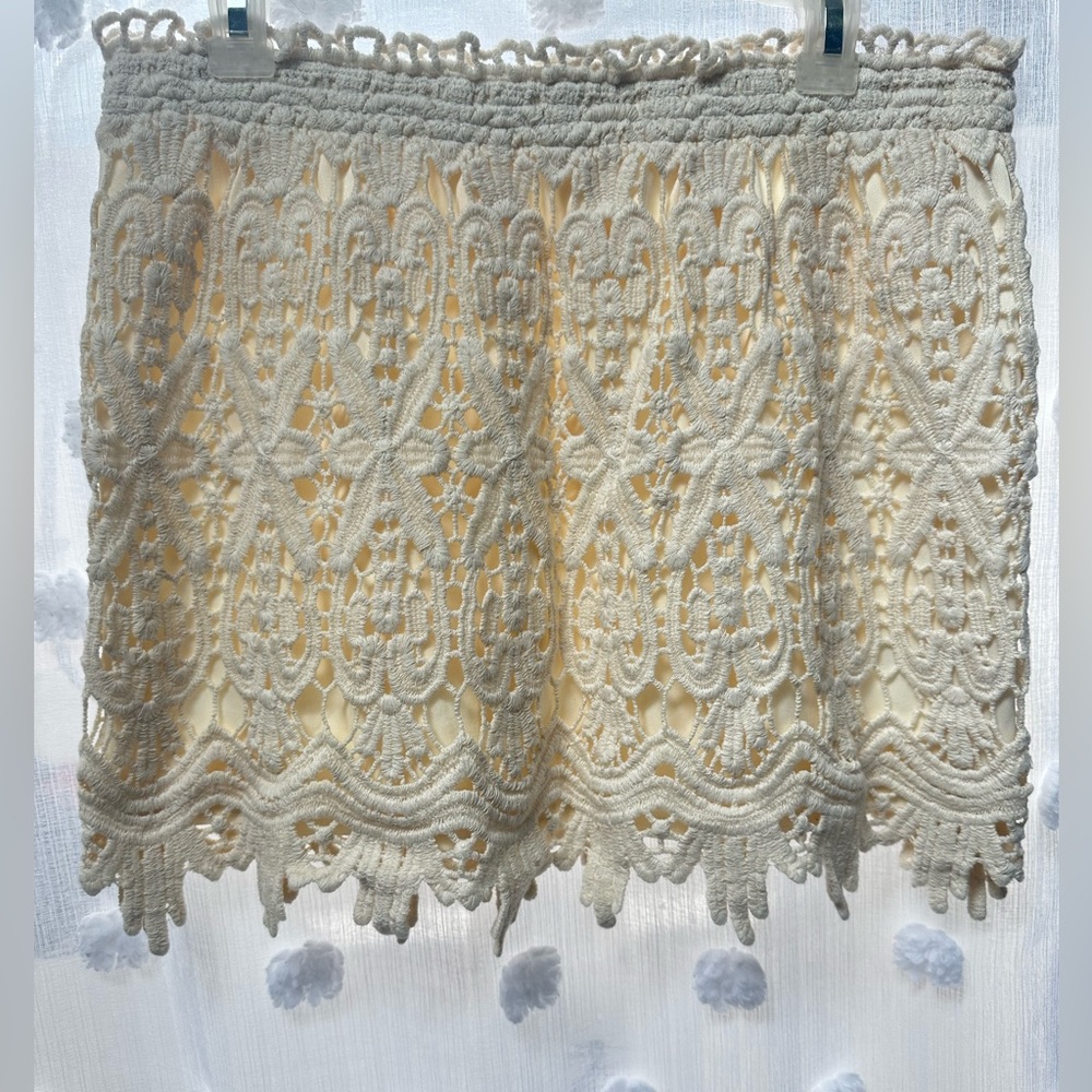 Blue Island women’s boho crochet skirt